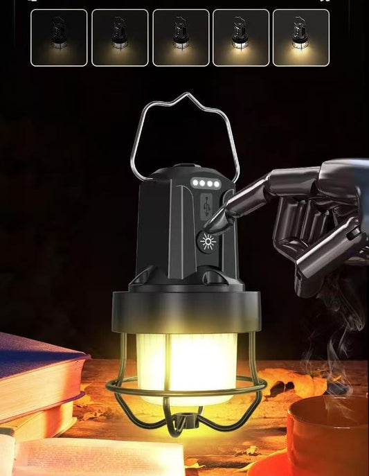 New outdoor RHZ tactical light camping main light super bright LED camping light tent light charging light