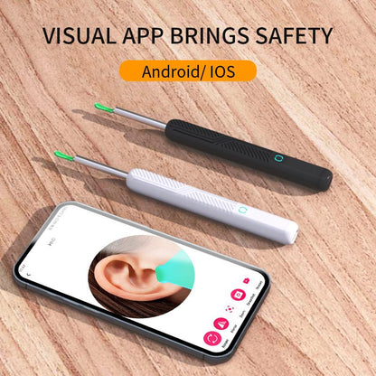 Earwax Removal Tool Set with Camera - Portable 360° Wide Angle Ear Cleaner with Type-C Rechargeable, Waterproof Endoscope Ear Cleaning Tool