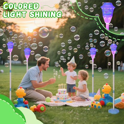 Bubble Maker Stand Machine with Lights and Music