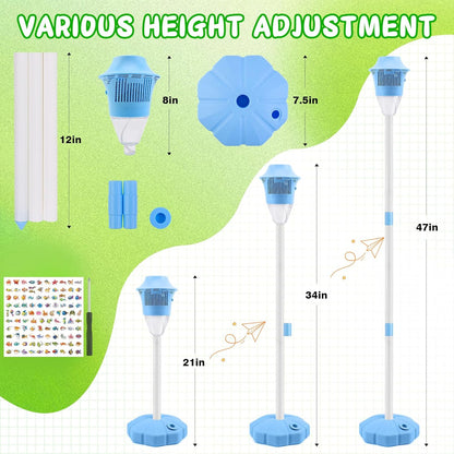 Bubble Maker Stand Machine with Lights and Music