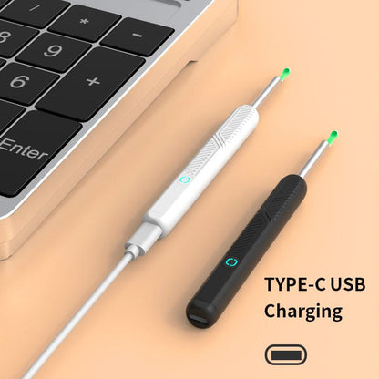Earwax Removal Tool Set with Camera - Portable 360° Wide Angle Ear Cleaner with Type-C Rechargeable, Waterproof Endoscope Ear Cleaning Tool
